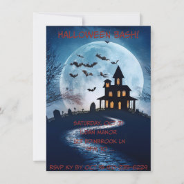 Divertido, Assustador Convite de Halloween