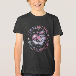 Divertido Camiseta de 1ª Série Galáxia Maçã Volta
