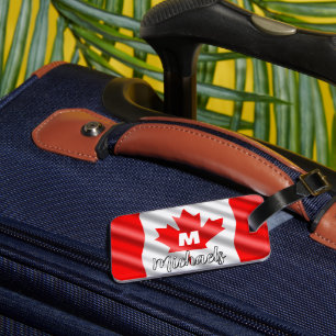 DIVERTIDO! 🍁 Etiqueta de Bagagem Personalizada co