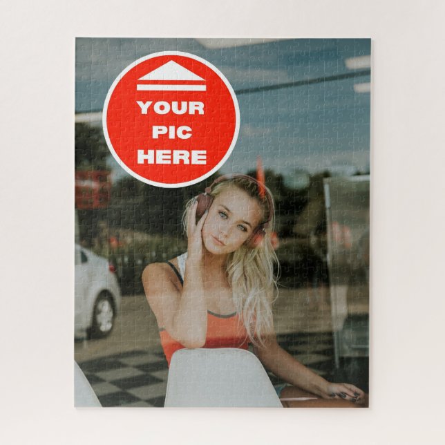 Divertido! Quebra-cabeça - Personalizado - 16" x 2 (Vertical)