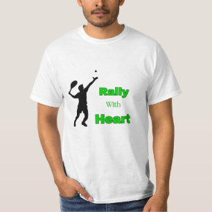 DIVERTIDO! Rally with Heart - Tênis T-Shirt