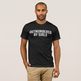 Divertido Superado em Número por Meninas Camisa de