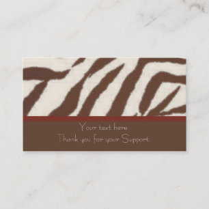 Divertimento & cartões de visitas animais