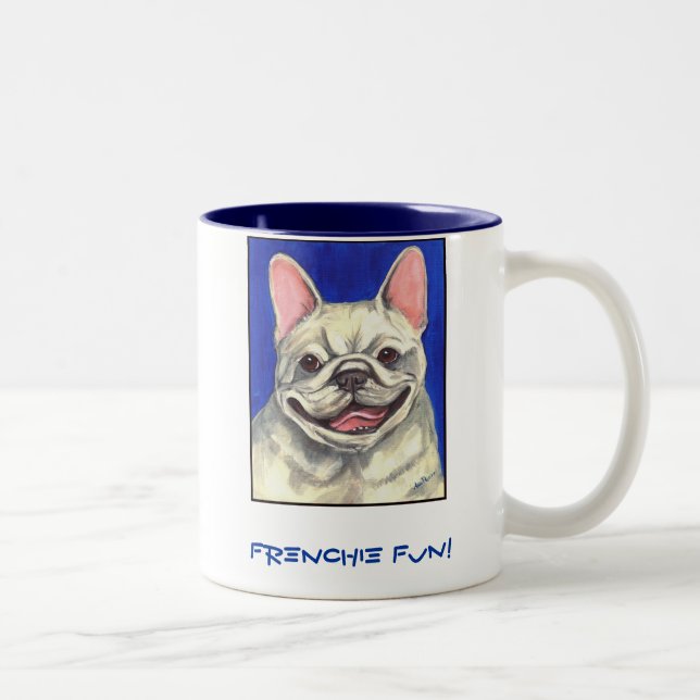 Divertimento de Frenchie! Caneca (Direita)