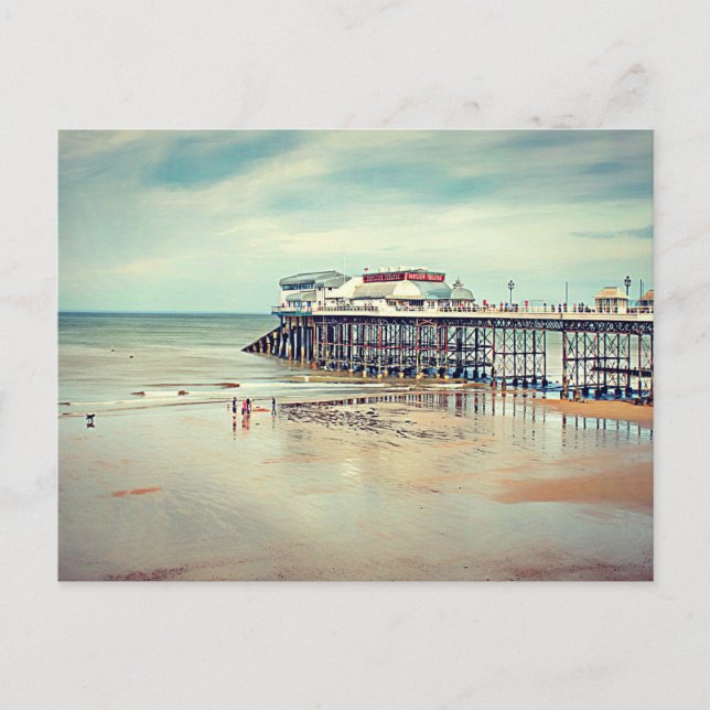 Divertimento no verão em cartões de recorte (Frente)