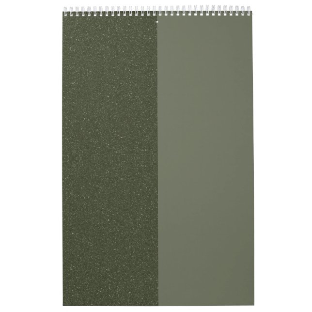 Dividir Calendário de Parede Verde do Moss - Perso (Capa)