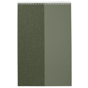Dividir Calendário de Parede Verde do Moss - Perso