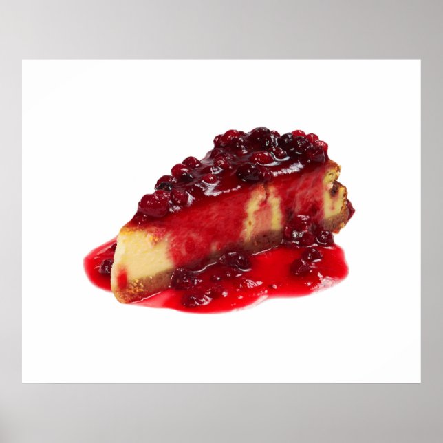 Divinamente Decadente Poster de Cheesecake Art (Frente)
