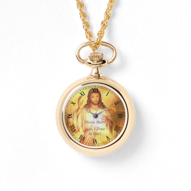 Divino Compaixão Jesus, Eu Confio Em Você! Relógio (Frente)