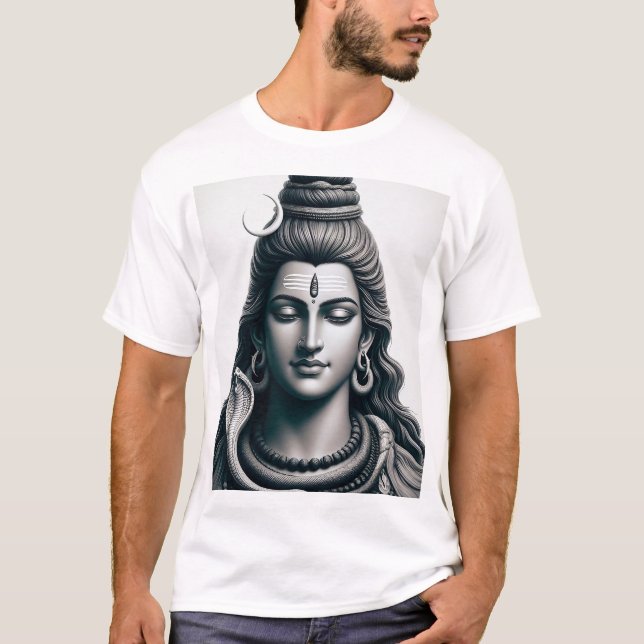Divino Shiva: Camisa de Energia Sagrada (Frente)