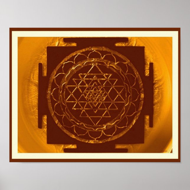 Divino Sri Yantra2 Poster (Frente)