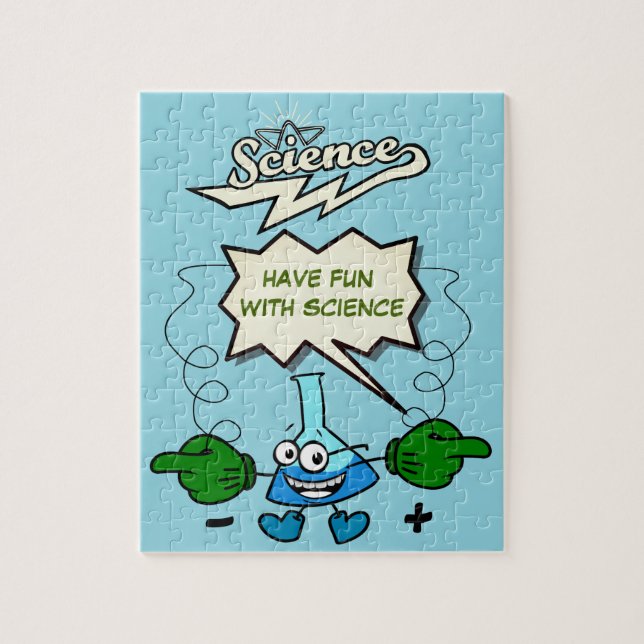 Divirta-Se Com A Quebra-cabeça De Ciência (Vertical)