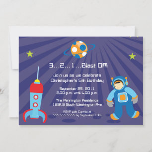 Divirta-se com o convite de festa de aniversário 