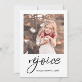 Divirta-se e seja feliz Cartões de foto de Natal r