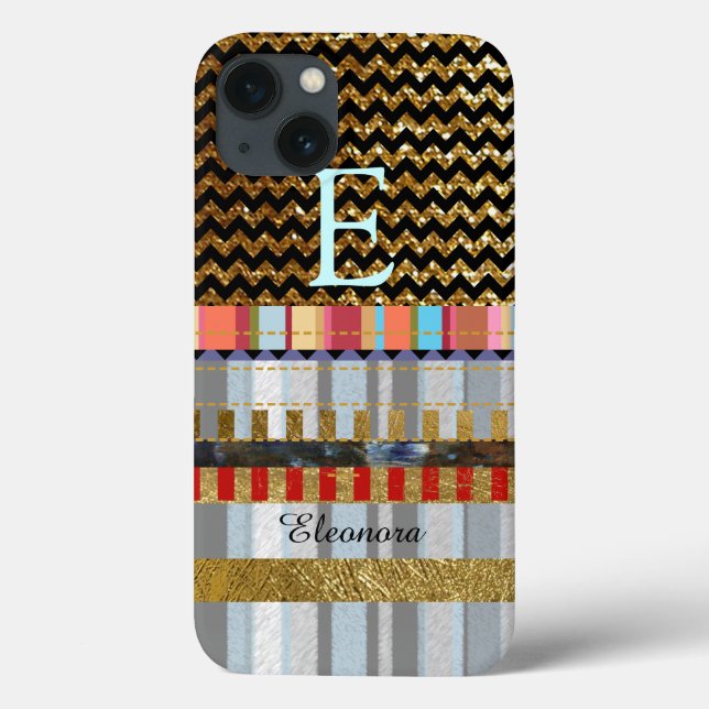 divisa e diapositivos com nome personalizado e ini (Verso)