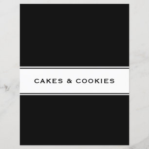 Divisor de capítulo do livro de receitas Bolos e