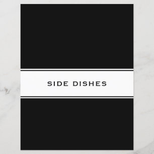 Divisor de capítulo do livro de receitas Pratos