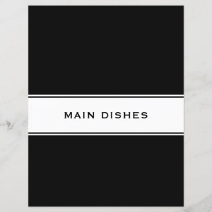 Divisor de capítulo do livro de receitas   Princip