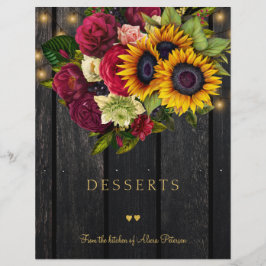 Divisor de livros de culinária com guiões rústicos