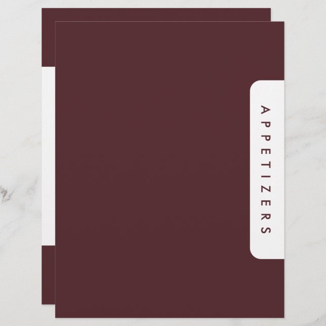 Divisor de receitas/aperitivos de houndstooth / Pe (Frente/Verso)