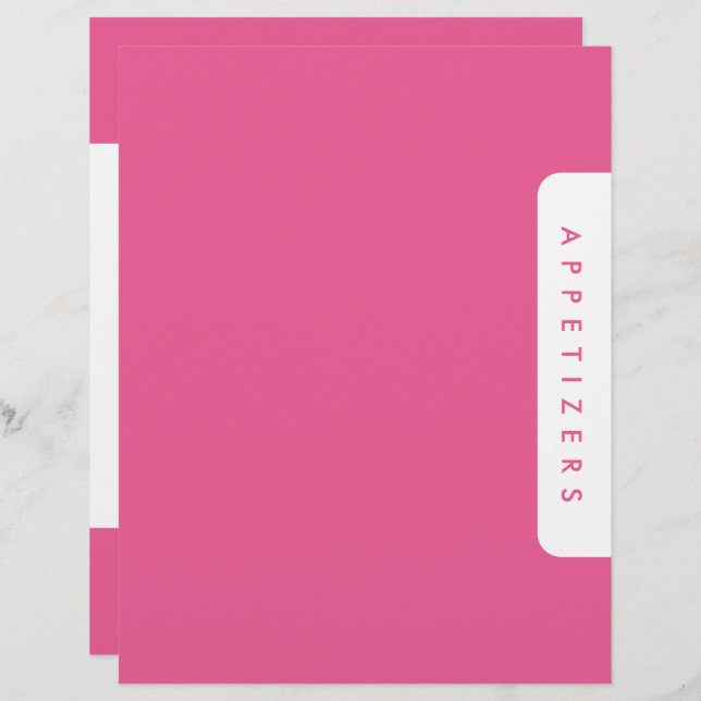 Divisor de receitas/aperitivos de houndstooth / Pe (Frente/Verso)