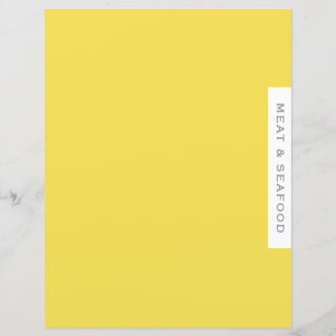 Divisor de Receitas Carne e marisco Amarelo Si