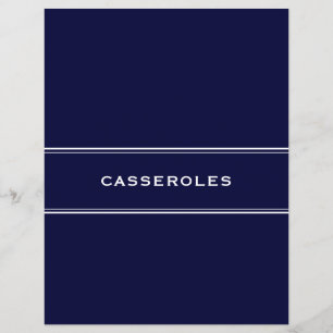 Divisor de Receitas Casseroles Marinho Azul