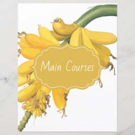 Divisor de Receitas de Bananas Botânicas