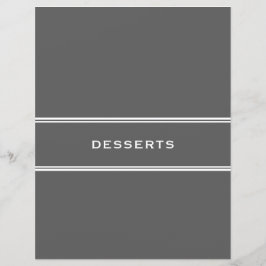 Divisor de Receitas | Desserts | CINZAS