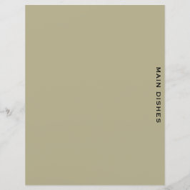 Divisor de Receitas | Sage & Black | Principais pr