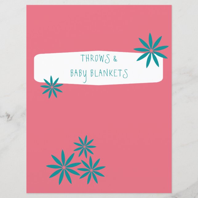 Divisor Rosa - Inserção do Binder de tricô Yarnaho (Frente)