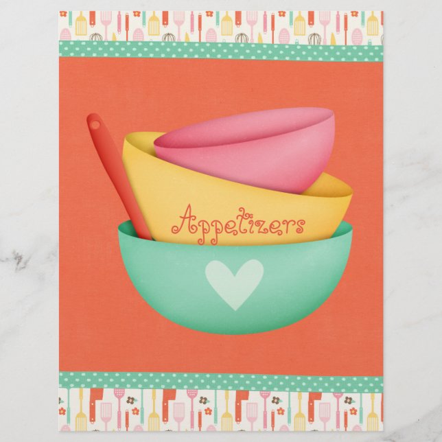 Divisores de Binder de Receita (Frente)