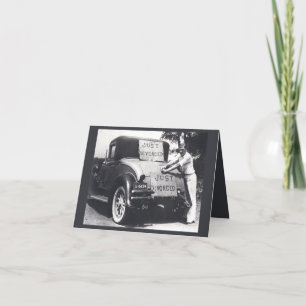 Divorciado, separado, solitário, sozinho, cartão d