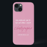 Divórcio Você foi minha xícara de chá, presente si<br><div class="desc">Divertido,  separado ou recém-solteiro amigo engraçado Você foi minha xícara de chá mas agora eu bebo champanhe moderno,  rosa e tipografia branca,  um presente simples e único</div>