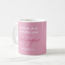 Divórcio Você foi minha xícara de chá simples rosa