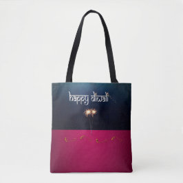 Diwali Feliz e Espelhante - Bolsa Tote