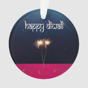 Diwali feliz Sparkling - ornamento