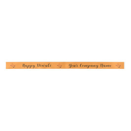 Diya Diwali Personalizada Enrolando Satin Ribbon