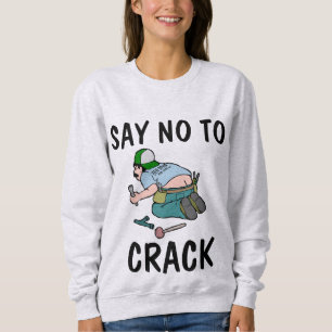 DIZER NÃO AO CRACK, bumbum, T-Shirts Engraçadas