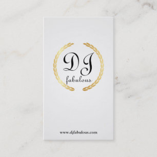 DJ - cartões de visitas