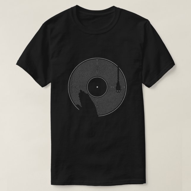 DJ Misturando T-Shirt (Frente do Design)