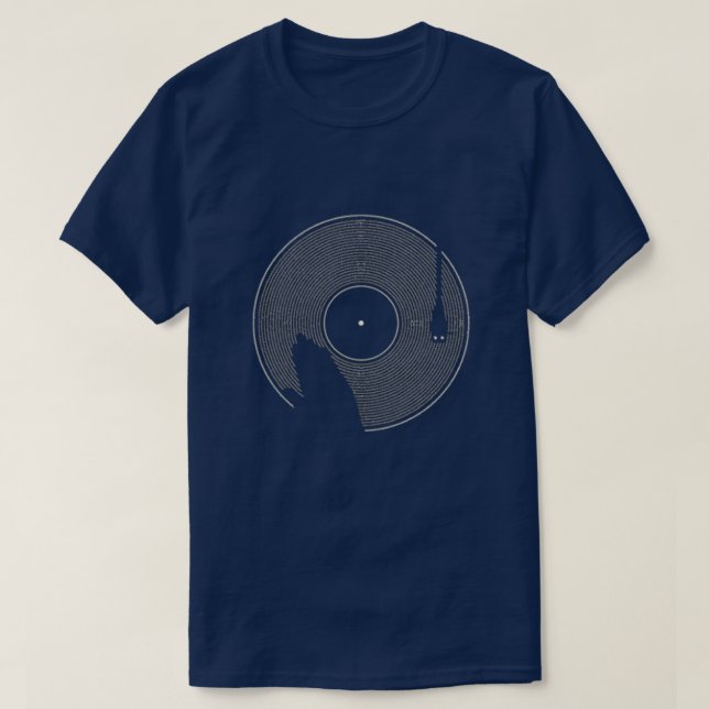 DJ Misturando T-Shirt (Frente do Design)