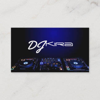 DJ, Music, Club, Cartão de visita