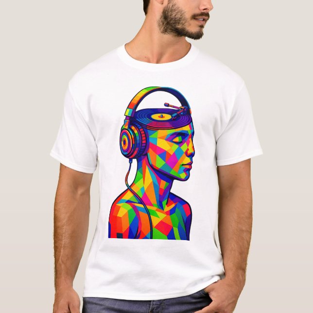 DJ Music Lover T-Shirt (Frente)