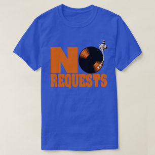 DJ nenhum t-shirt alaranjado azul de Mets Knicks