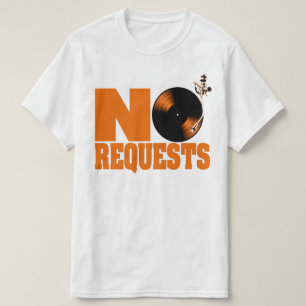 DJ nenhum t-shirt dos pedidos