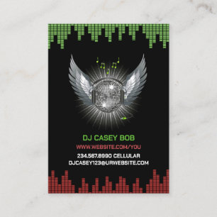 DJ Night Club Chubby Cartão de visita