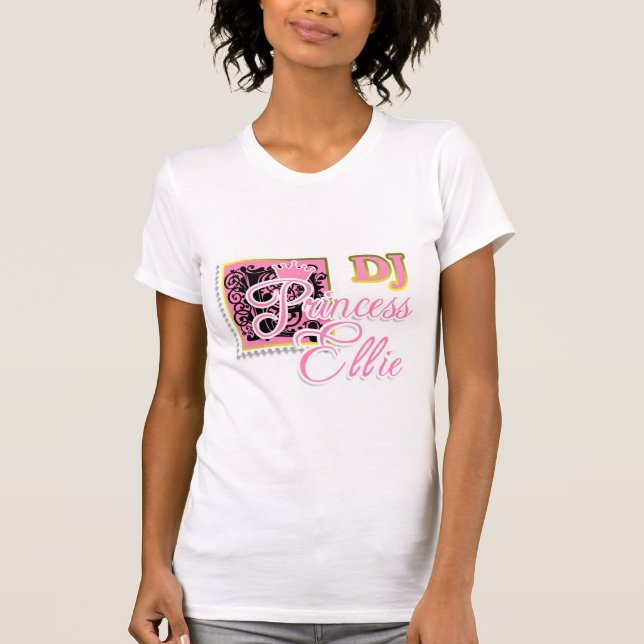 DJ Princess Ellie T-shirt (Frente)