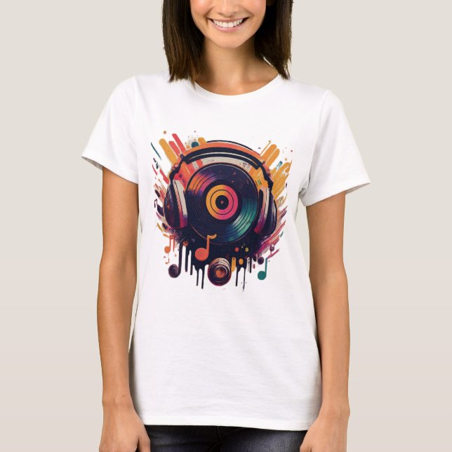 DJ Vibes Best T-shirt design (Frente)