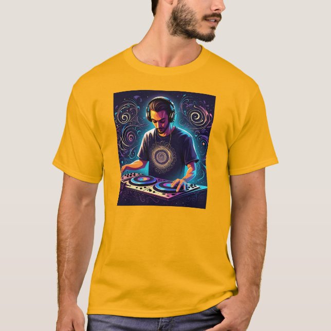 DJ Vibes T-Shirt Design (Frente)